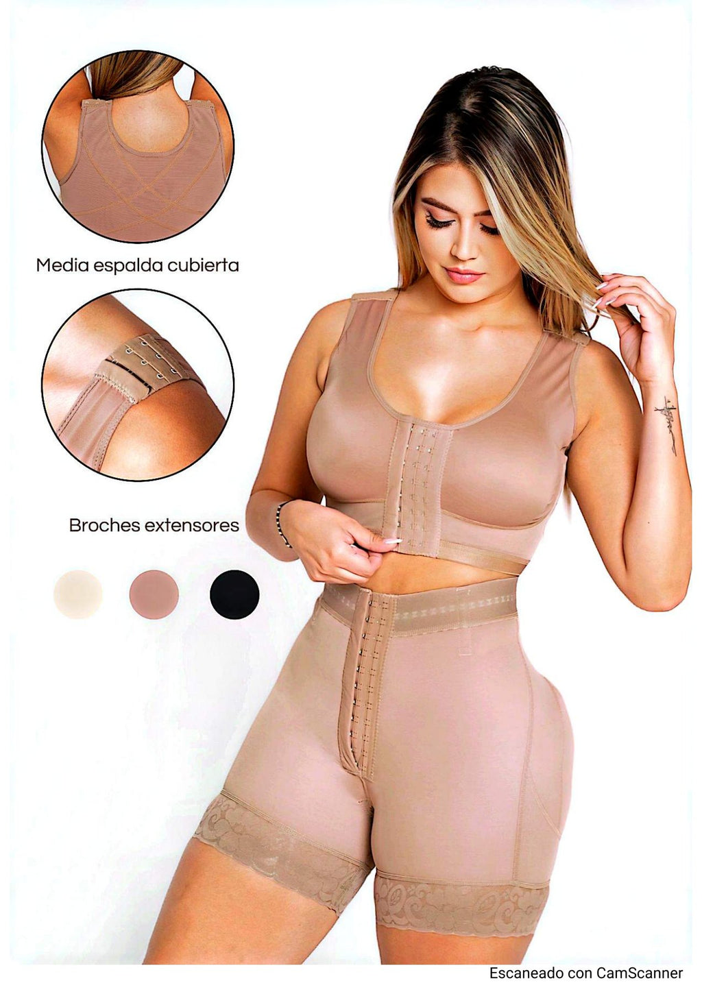 brasier con mangas